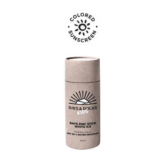 RAYS - COLORED SUNSCREEN ZINC STICK 30GM - WHITE ICE