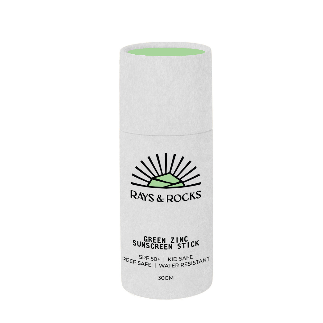RAYS - COLORED SUNSCREEN ZINC STICK 30GM - GREEN