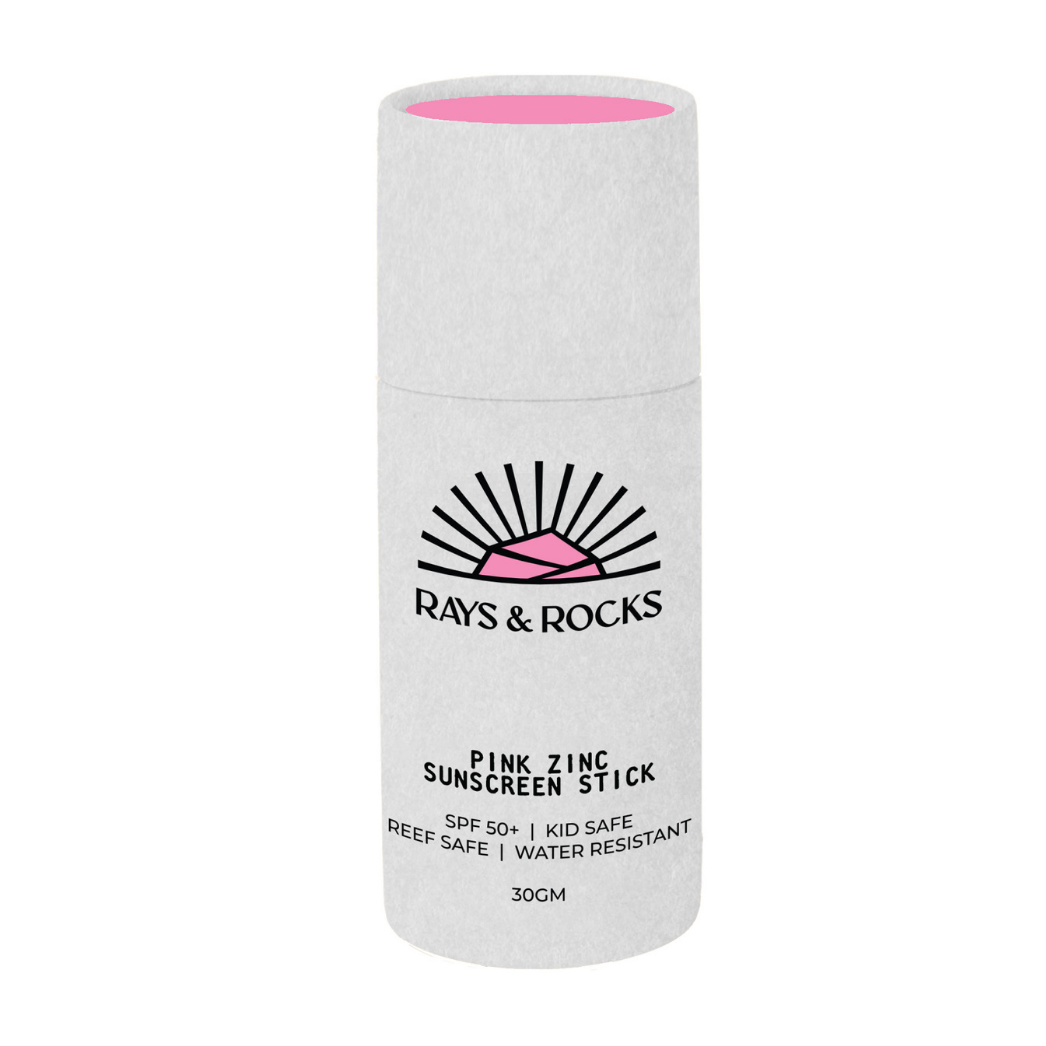 RAYS - COLORED SUNSCREEN ZINC STICK 30GM - STRAWBERRY PINK