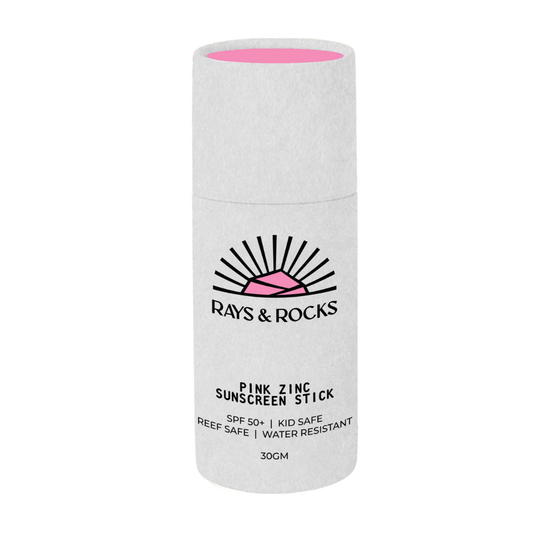 RAYS - COLORED SUNSCREEN ZINC STICK 30GM - STRAWBERRY PINK