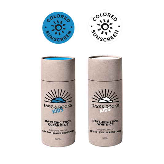 RAYS - COLORED SUNSCREEN ZINC STICK TWIN