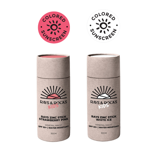 RAYS - COLORED SUNSCREEN ZINC STICK TWIN