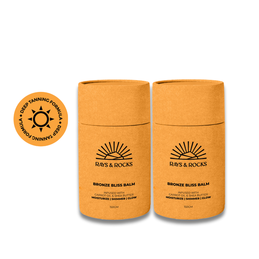 2 x BRONZE BLISS - SHIMMERY BALM STICK 150GM