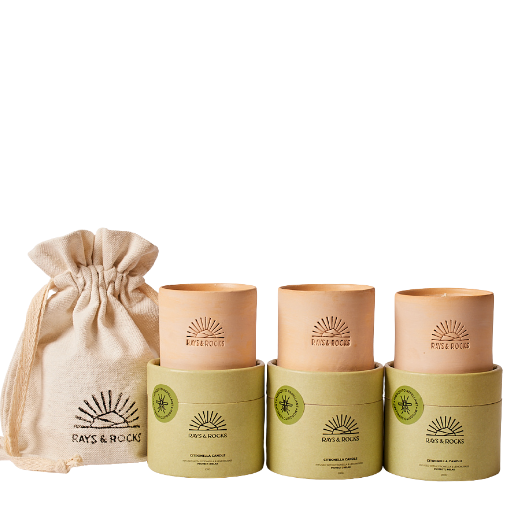 MOSQUITO REPELLENT CANDLE - TRIO BUNDLE