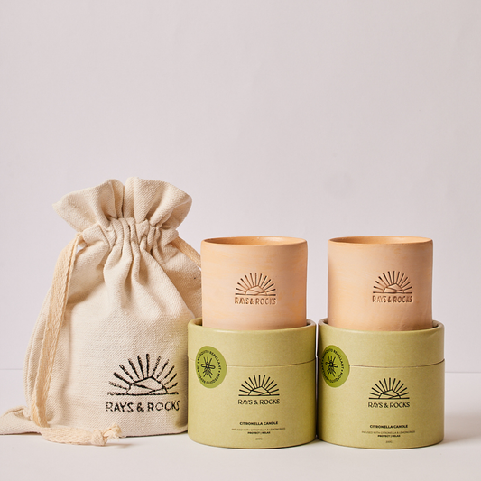 MOSQUITO REPELLENT CANDLE - TWIN BUNDLE