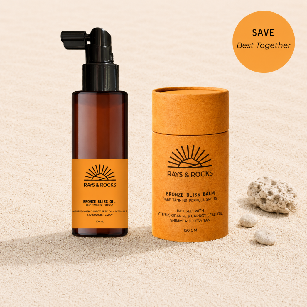 Deep Tanning - Bronzer Stick & Tanning Oil - Best Together