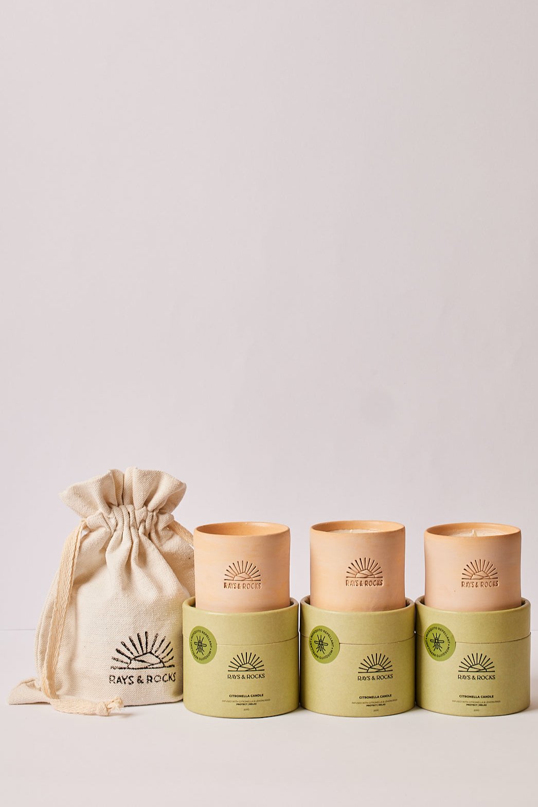 MOSQUITO REPELLENT CANDLE - TRIO BUNDLE