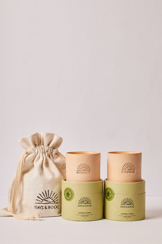 MOSQUITO REPELLENT CANDLE - TWIN BUNDLE