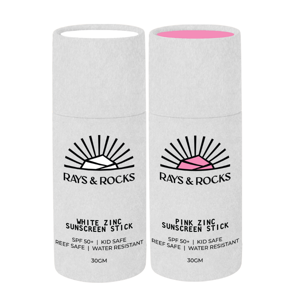 RAYS - COLORED SUNSCREEN ZINC STICK TWIN