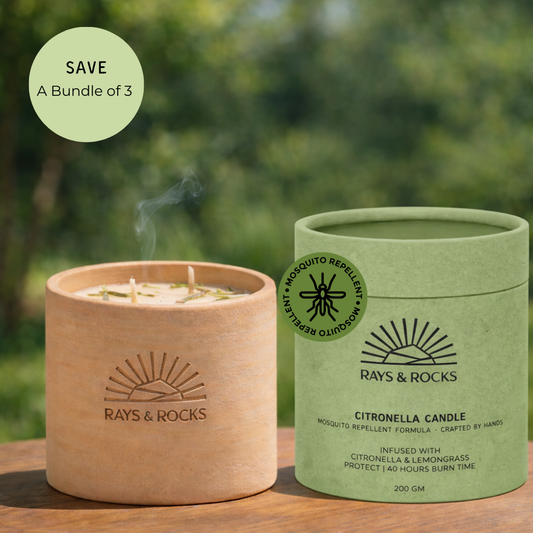 Shop Rays & Rocks Mosquito Repellent Candle Bundle